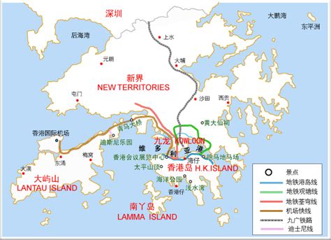 Hong Kong香港地图-快图网-免费PNG图片免抠PNG高清背景素材库kuaipng.com