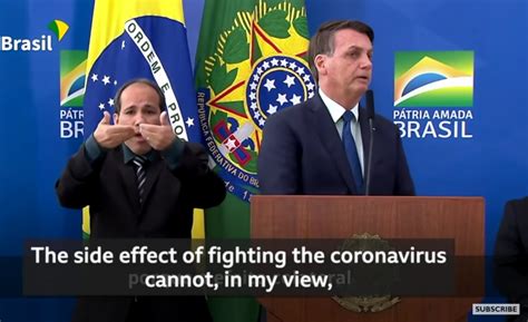 巴西确诊病例世界第二 总统却称隔离措施是犯精神病_手机新浪网