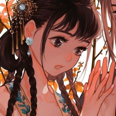 古风可爱圆脸女生头像图片