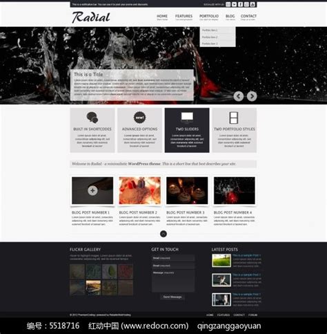 扁平化 企业网站 WEB设计 简洁风 国外网站 网页设计 首页设计|网页|企业官网|博阳设计 - 原创作品 - 站酷 (ZCOOL)