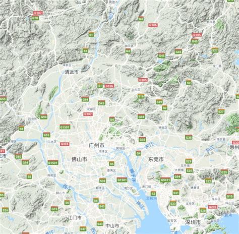 广州市 地图-广州地图