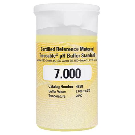 Control Company 4888 Traceable pH One Shot Standard Certified Reference ...
