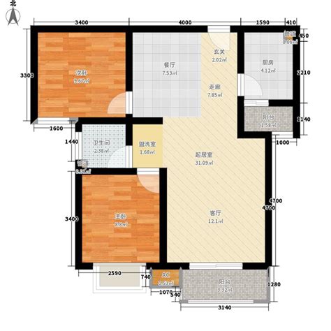 北京东州家园70平米北欧两居 - 北欧风格两室一厅装修效果图 - 郭冬梅设计效果图 - 躺平设计家