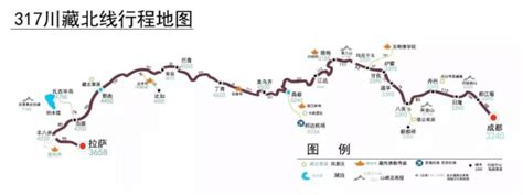 西藏旅游路线图图片