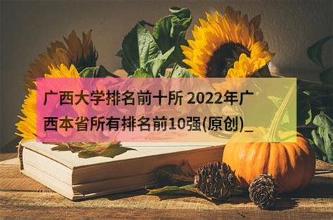 广西大学排名前十所 2022年广西本省所有排名前10强(原创)_ - 职教网