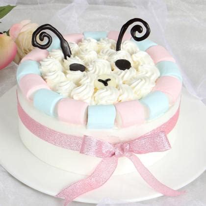 蛋糕-暖心天使_七彩蛋糕
