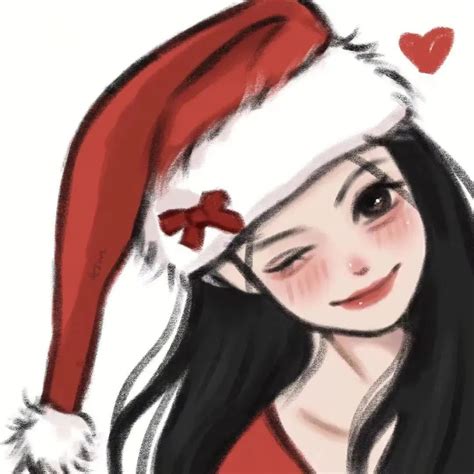 圣诞头像温柔女生