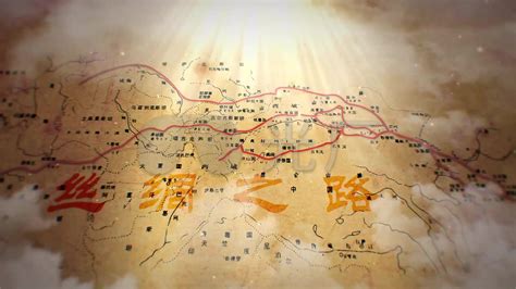 丝绸之路路线图图片