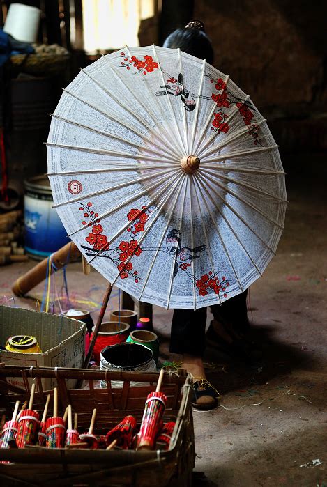 上海【山水】彩印油纸伞-泸州市江阳区毕六福伞业有限公司