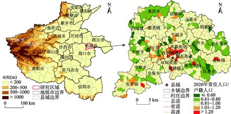 城镇化进程中平原农区县域人口分布变化特征及影响因素——以豫东平原柘城县为例