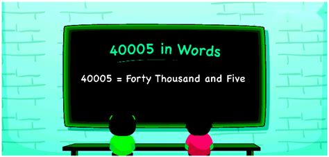 40005 in Words - How to Write 40005 in English Words