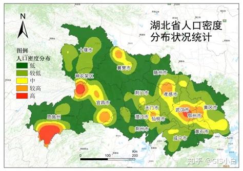 【ArcGIS教程】专题图制作之人口地图——湖北省人口密度分析_gis 人口数量的核密度-CSDN博客