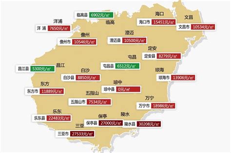 刚刚，海南一季度17市县房价地图出炉 - 新闻资讯 - 看房吗网 - 海南房地产门户|海南房地产网站