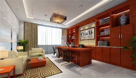 办公室设计公司带你认识国企的家具风格-赫红建筑设计