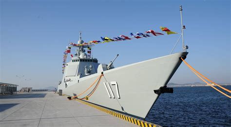 中国054护卫舰温州舰或即将出口 舰体已粉刷一新(图)|中国海军|武器_新浪军事_新浪网