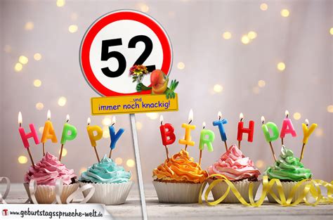Happy 52th Birthday Animated GIFs | Funimada.com