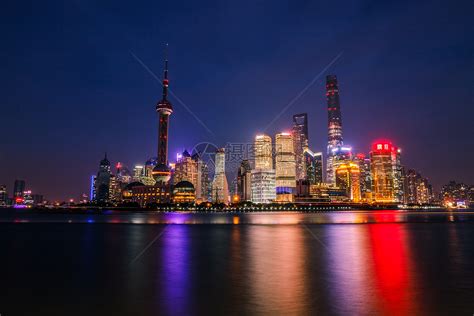 上海陆家嘴夜景高清图片下载-正版图片500759541-摄图网