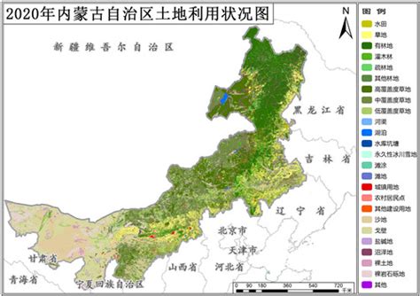 内蒙古自治区土地利用数据产品-土地资源类数据-地理国情监测云平台