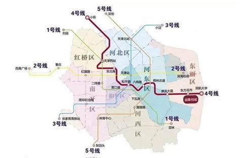 天津地铁5号线延长设站将衔接津静市郊铁路-天津365淘房网-天津地铁五号线