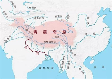 恒河地图图片