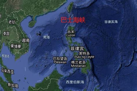 巴士海峡地图位置图片 巴士海峡地图位置图片
