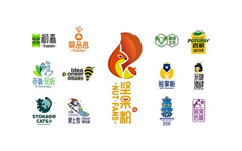 动物字体logo设计 - LOGO设计网