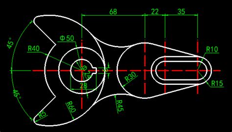 CAD练习图全集-复杂篇（一） - CAD练习图进阶篇 - 中望CAD培训