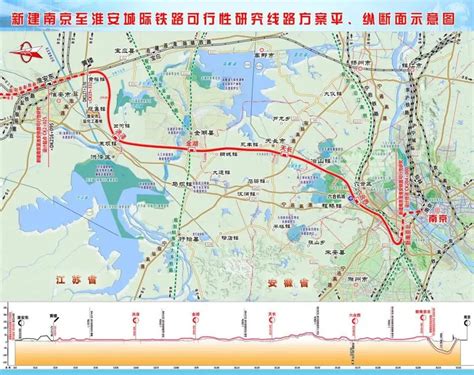 淮安的5条高铁线路图,沿淮高铁规划路线图,中高铁线路图_大山谷图库