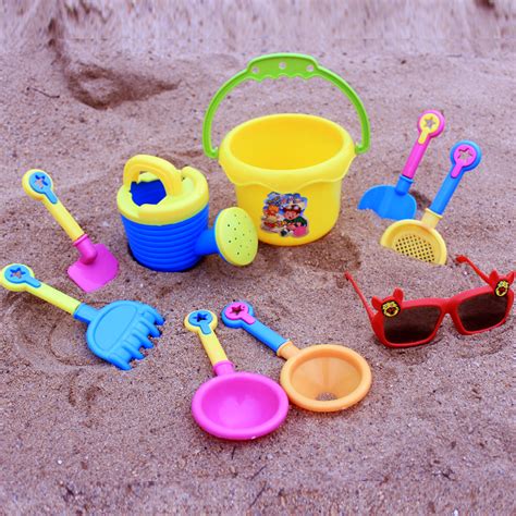 儿童沙滩玩具车宝宝戏水挖沙土工具沙漏铲子桶海边玩沙子套装沙池_虎窝淘
