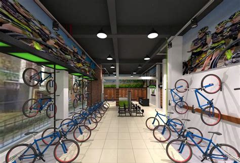 波兰VÈLO7自行车商店-mode:lina-商业展示类装修案例-筑龙室内设计论坛