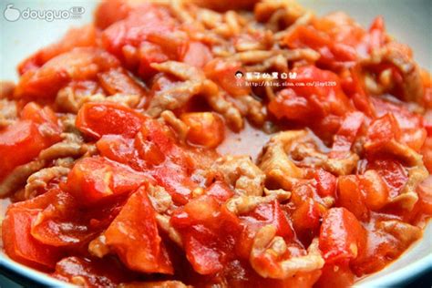 番茄炒肉的做法_【图解】番茄炒肉怎么做如何做好吃_番茄炒肉家常做法大全_葉子的爱与厨房_豆果美食