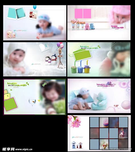 儿童摄影模板设计图__儿童摄影模板_摄影模板_设计图库_昵图网nipic.com