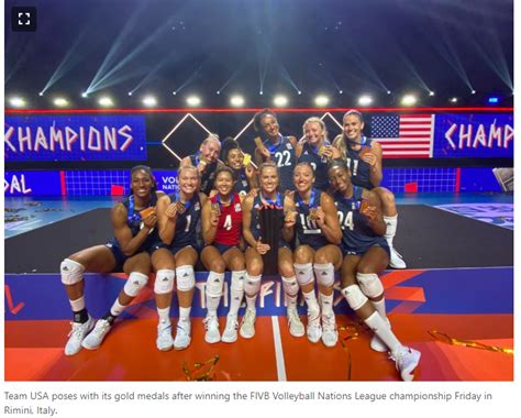 2021年世界女排联赛落幕，美国队实现三连冠|世界女排|美国女排 ...