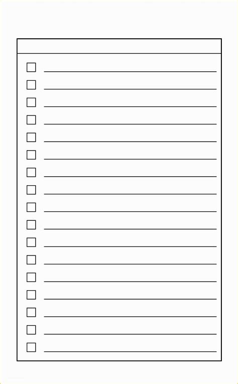 To Do List Template - Printable To Do List Template Word, Excel & PDF