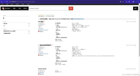 如何使用 Shodan 搜索引擎保姆级教程（附链接）-CSDN博客