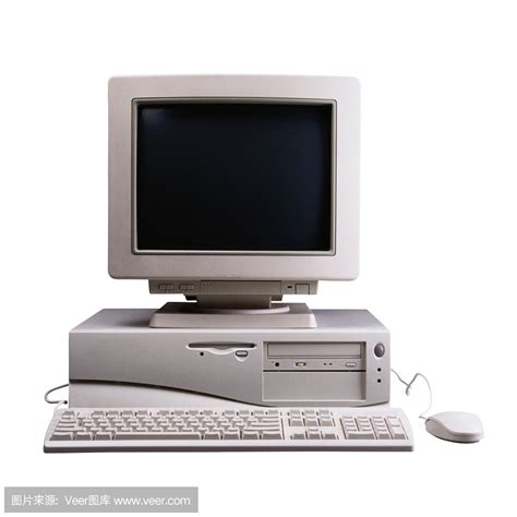 老式286台式计算机高清图片下载_红动网