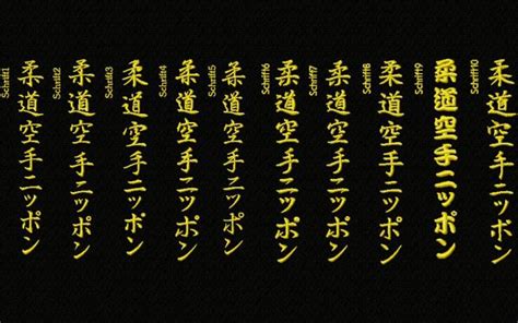 Stickmotiv Samurai, japanische Schriftzeichen