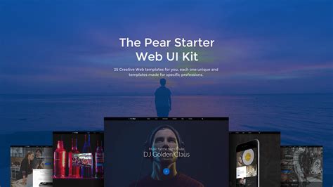 VIP UI Kit: 25个网页设计模版&150个独一无二的组件PSD下载 – 设计小咖