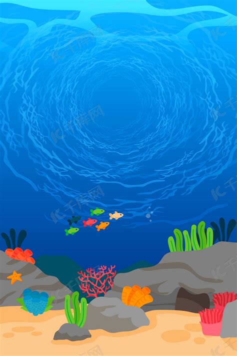 创意手绘风格世界海洋日海报海报模板下载-千库网