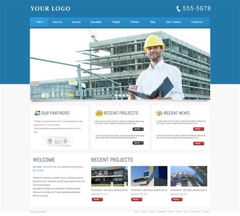建筑行业模板|网页|企业官网|吴惜阡 - 原创作品 - 站酷 (ZCOOL)