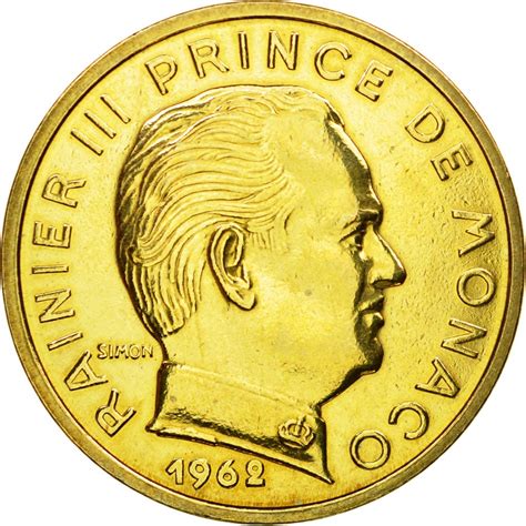 #493739 Monnaie, Monaco, Rainier III, 50 Centimes, 1962, Paris, ESSAI ...