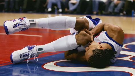 NBA那些触目惊心的受伤瞬间,乔治小腿90度骨折，看完有心理阴影了！