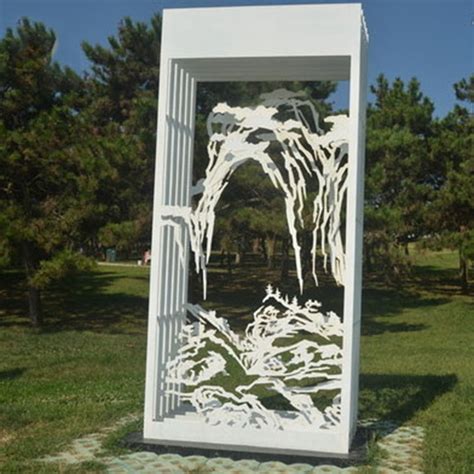 不锈钢剪纸镂空雕塑_河北瀚泽园林雕塑有限公司
