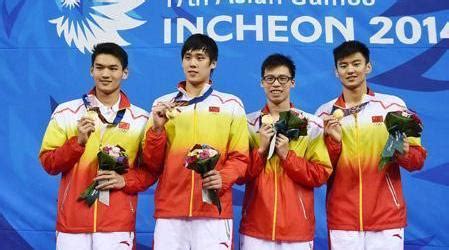 最强比赛系列 2014年仁川亚运会游泳男子4×100米混合接力中国破 ...