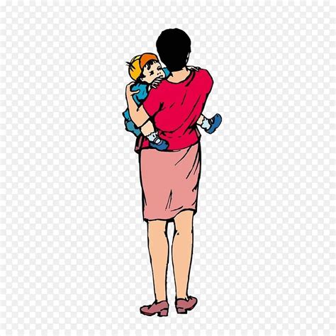 温柔妈妈头像背影女生