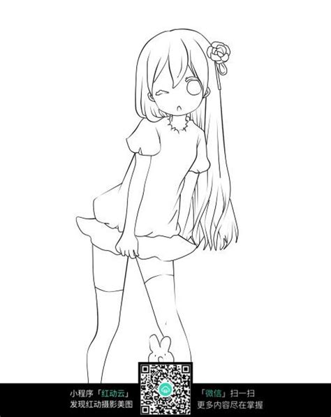 卡通素描图片