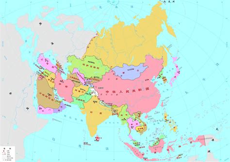 亚洲地形图高清版大图_世界地图_初高中地理网