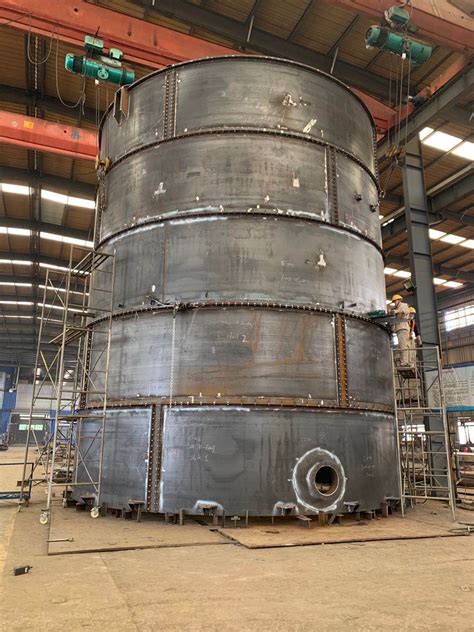 卡莫阿铜矿筒仓设备发货-南通中海钢结构有限公司