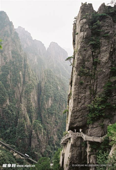 黄山风景区位于安徽省黄山市高清图片下载-正版图片506117286-摄图网