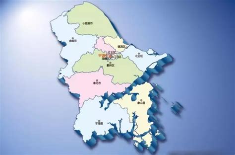 宁波地区划分图,宁波区划分图,宁波市各区划分_大山谷图库